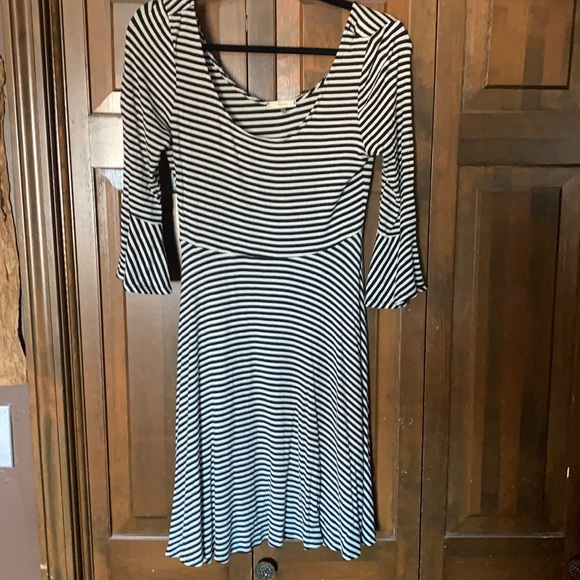 Soprano Dresses & Skirts - Black and White Striped Dress